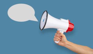 Announcement concept.