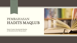Pembahasan hadits maqlub